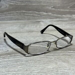 Coach HC5019 Trista Eyeglasses Frames Only‎ Dark Silver Black Optical 52-16-135